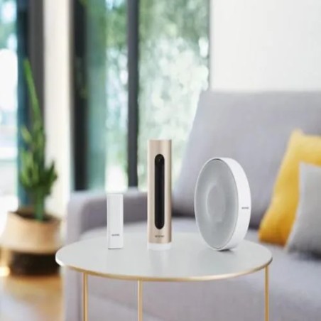 Netatmo PRO Zestaw alarmowy: Kamera wew. + Czujniki wstrząsowe okien i drzwi + Syrena sys. alarm. Smart home NBU-AS-PRO