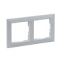 SUNO Ramka dwukrotna aluminium 721512