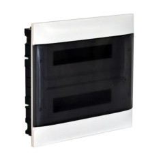 Rozdzielnica modułowa podtynkowa PRACTIBOX S 2x12 drzwi przezroczyste 135372