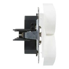 SUNO Gniazdo podwójne 2x2P+Z białe 16A 250V zaciski śrubowe 721191