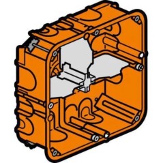 Puszka do betonu 142mm 142x50 ze śrubami czerwony Batibox 080124