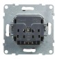SUNO Gniazdo pojedyncze 2P+Z czarne 16A 250V zaciski śrubowe 721485 SUNO Gniazdo pojedyncze 2P+Z czarne 16A 250V zaciski śrubowe 721485