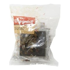 SUNO Gniazdo pojedyncze 2P+Z czarne 16A 250V zaciski śrubowe 721485