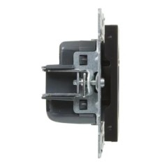 SUNO Gniazdo pojedyncze 2P+Z czarne 16A 250V zaciski śrubowe 721485