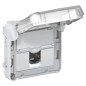 PLEXO Gniazdo białe 1XRJ45 KAT.5E UTP 069556