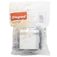 SUNO Gniazdo pojedyncze 2P+Z IP44 białe 16A 250V zaciski automatyczne z przesłoną 721186
