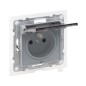 SUNO Gniazdo pojedyncze 2P+Z IP44 aluminium 16A 250V zaciski automatyczne z przesłoną 721386