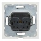SUNO Gniazdo pojedyncze 2P+Z IP44 aluminium 16A 250V zaciski automatyczne z przesłoną 721386