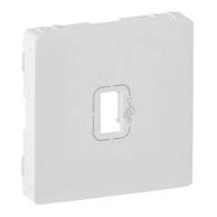 VALENA LIFE Plakietka gniazda USB biały 754750