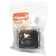 SUNO Gniazdo pojedyncze 2P+Z IP44 aluminium 16A 250V zaciski automatyczne z przesłoną 721386