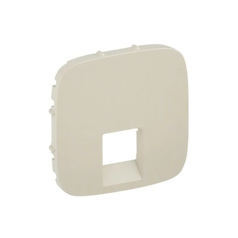VALENA ALLURE Plakietka gniazda pojedynczego RJ11 lub RJ45 kremowy 755416