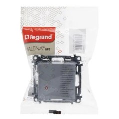VALENA LIFE Łącznik jednobiegunowy aluminium 752301