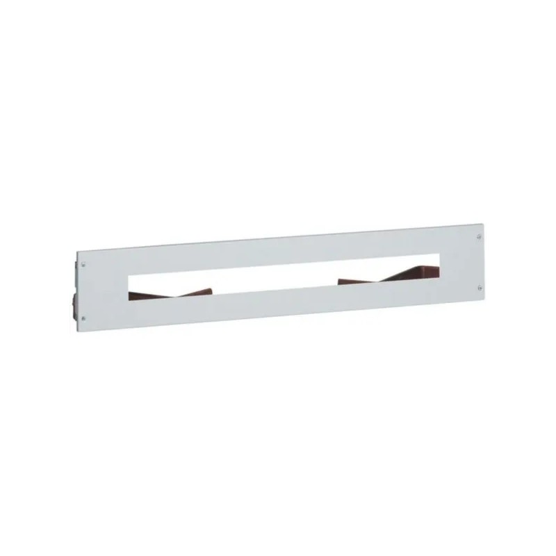 Osłona metalowa z wycięciem dla aparatury modułowej 825x150mm 020950 Osłona metalowa z wycięciem dla aparatury modułowej 825x150mm 020950