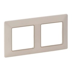 VALENA LIFE Ramka podwójna kremowa/złota 754062