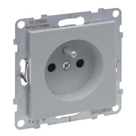 SUNO Gniazdo pojedyncze 2P+Z aluminium 16A 250V zaciski automatyczne 721381