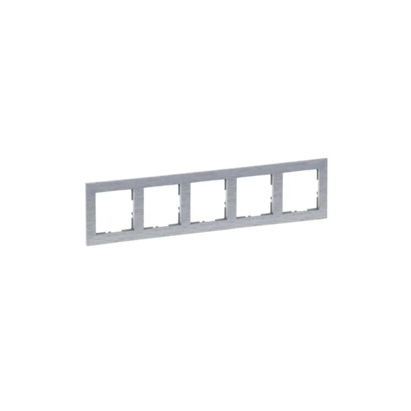 SUNO Ramka pięciokrotna aluminium szczotkowane 721565