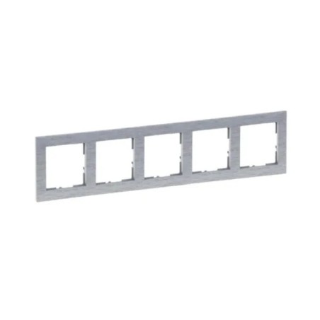 SUNO Ramka pięciokrotna aluminium szczotkowane 721565