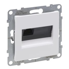 SUNO Gniazdo komputerowe pojedyncze RJ45 kat 6 UTP białe 721152