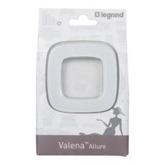 VALENA ALLURE Ramka pojedyncza białe szkło 755541