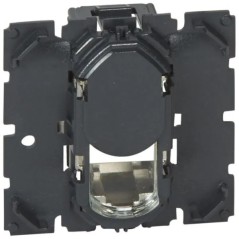 CELIANE Gniazdo komputerowe pojedyncze RJ45 STP kat.6 czarne 067346