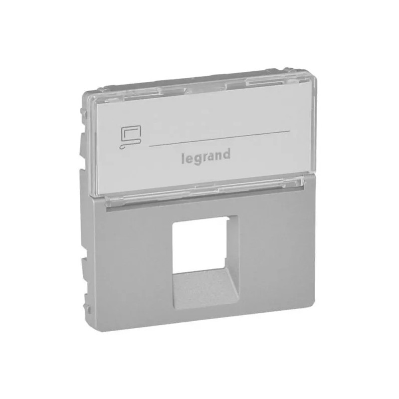 VALENA LIFE Plakietka gniazda komputerowego z etykietą aluminium 755472