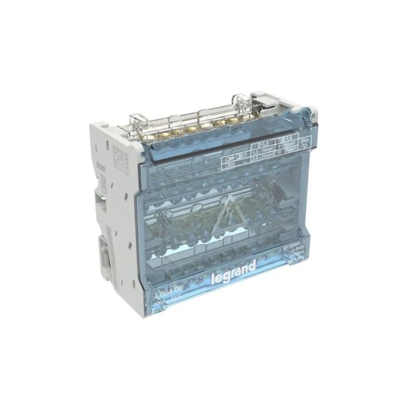 Modułowy blok rozdzielczy 4P 1,5-16mm2 6M 100A 10 zacisków 400406