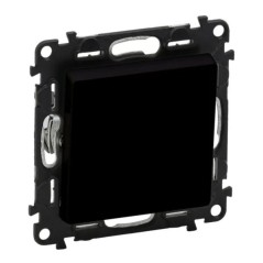 VALENA LIFE łącznik jednobiegunowy czarny 10AX 250V 756301