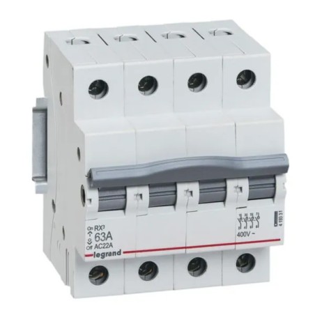 Rozłącznik modułowy RX3 63A 4P 419331