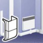Łącznik 2 moduły 80/120mm biały DLP 80/120X20 031714