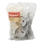SUNO Gniazdo podwójne 2x2P+Z aluminium 16A 250V zaciski śrubowe 721391