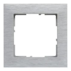 SUNO Ramka jednokrotna aluminium szczotkowane 721561