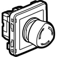 PLEXO55 Wyłącznik awaryjny obrotowy szary/żółty 069549