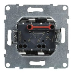 SUNO Łącznik świecznikowy podwójny aluminium 10AX 250V zaciski automatyczne 721305