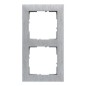 SUNO Ramka dwukrotna aluminium szczotkowane 721562