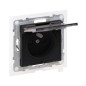 SUNO Gniazdo pojedyncze 2P+Z IP44 czarne 16A 250V zaciski automatyczne z przesłoną 721486 SUNO Gniazdo pojedyncze 2P+Z IP44 czarne 16A 250V zaciski automatyczne z przesłoną 721486
