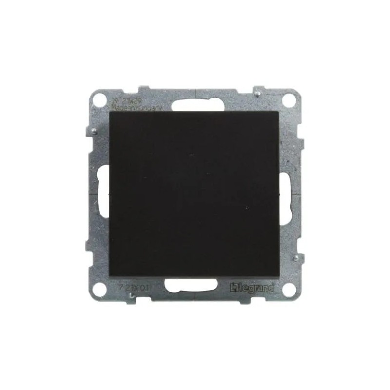 SUNO Łącznik jednobiegunowy czarny 10AX 250V zaciski automatyczne 721401