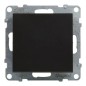 SUNO Łącznik jednobiegunowy czarny 10AX 250V zaciski automatyczne 721401