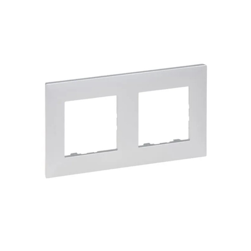 Niloe Step Ramka podwójna 2x aluminium 863392