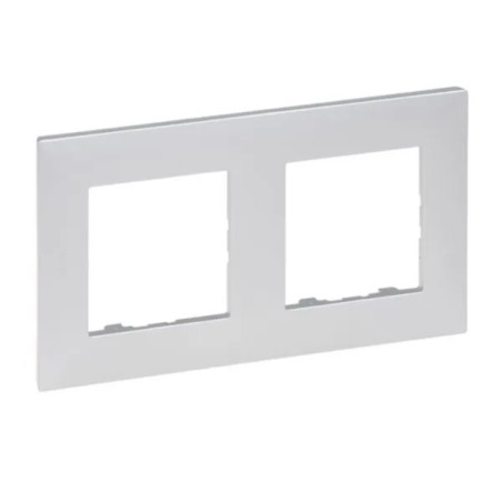 Niloe Step Ramka podwójna 2x aluminium 863392