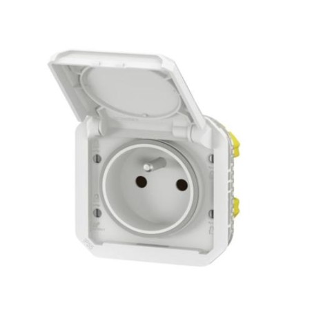 NOWE PLEXO 55 Gniazdo 2P+Z zaciski śrubowe mechanizm 16A - 250V AC ...