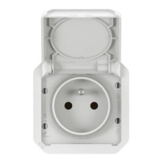 NOWE PLEXO 55 Gniazdo 2P+Z zaciski śrubowe mechanizm 16A - 250V AC ...