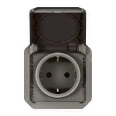 NOWE PLEXO 55 Gniazdo Schuko 2P+Z zaciski auto mechanizm 16A - 250V...