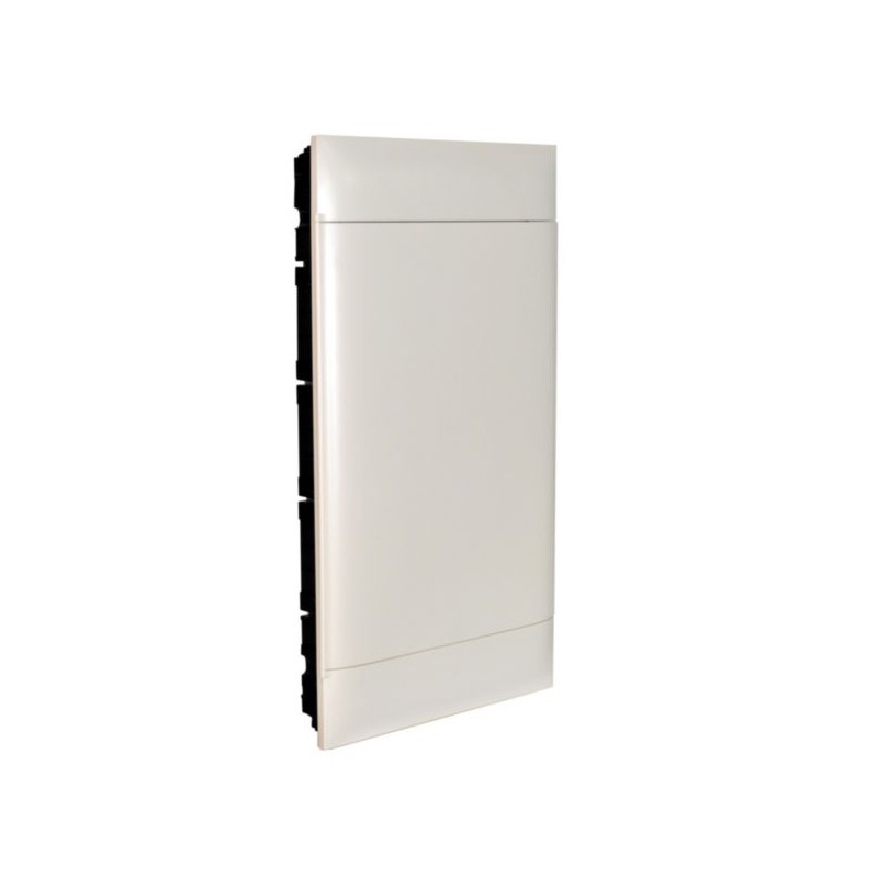 Rozdzielnica modułowa podtynkowa PRACTIBOX S 4x12 drzwi białe + 4x1P B16 RX3 135364P