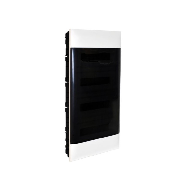 Rozdzielnica modułowa podtynkowa PRACTIBOX S 4x12 drzwi przezroczyste + 4x1P B16 RX3 135374P
