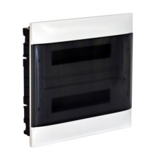 Rozdzielnica modułowa podtynkowa PRACTIBOX S 2X18 drzwi transparent...