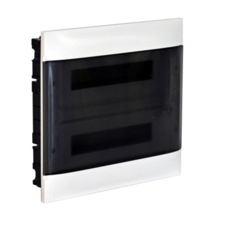 Rozdzielnica modułowa podtynkowa PRACTIBOX S 2X18 drzwi transparent...