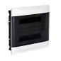 Rozdzielnica modułowa podtynkowa PRACTIBOX S 2X18 drzwi transparentne + 2x1P B16 RX3 137377P