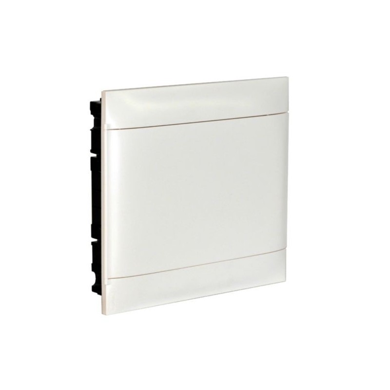 Rozdzielnica modułowa podtynkowa PRACTIBOX S 2X18 drzwi białe + 2x1P B16 RX3 137367P