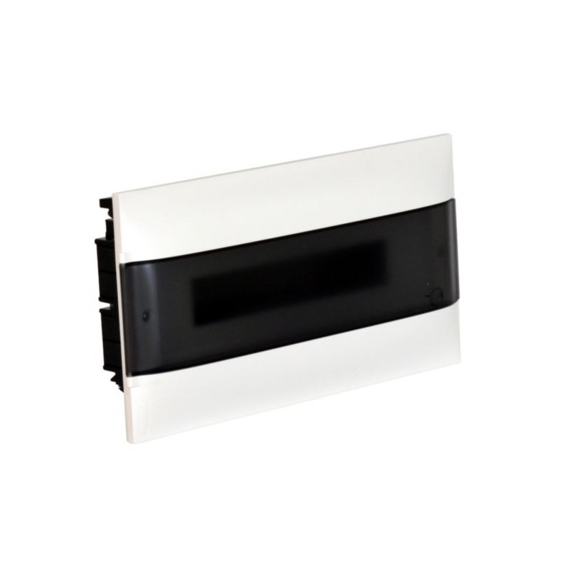 Rozdzielnica modułowa podtynkowa PRACTIBOX S 1X18 drzwi transparentne + 1x1P B16 RX3 137376P