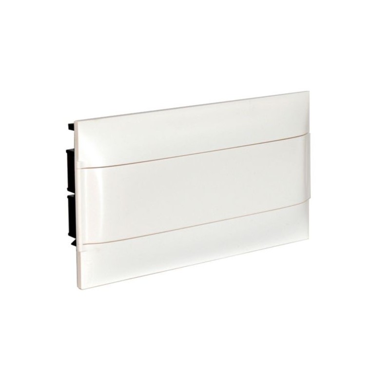 Rozdzielnica modułowa podtynkowa PRACTIBOX S 1X18 drzwi białe + 1x1P B16 RX3 137366P